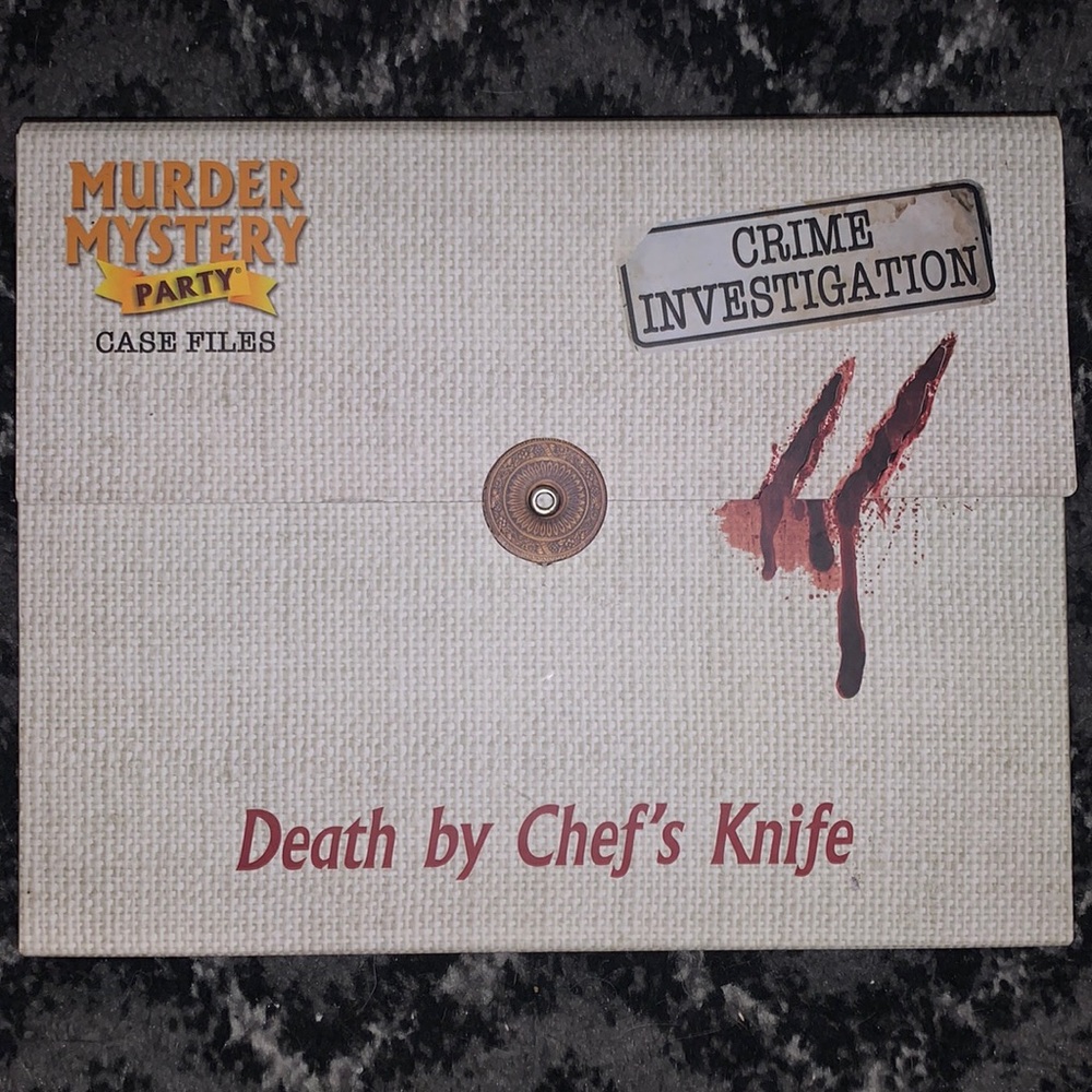 Murder Mystery Party Case files